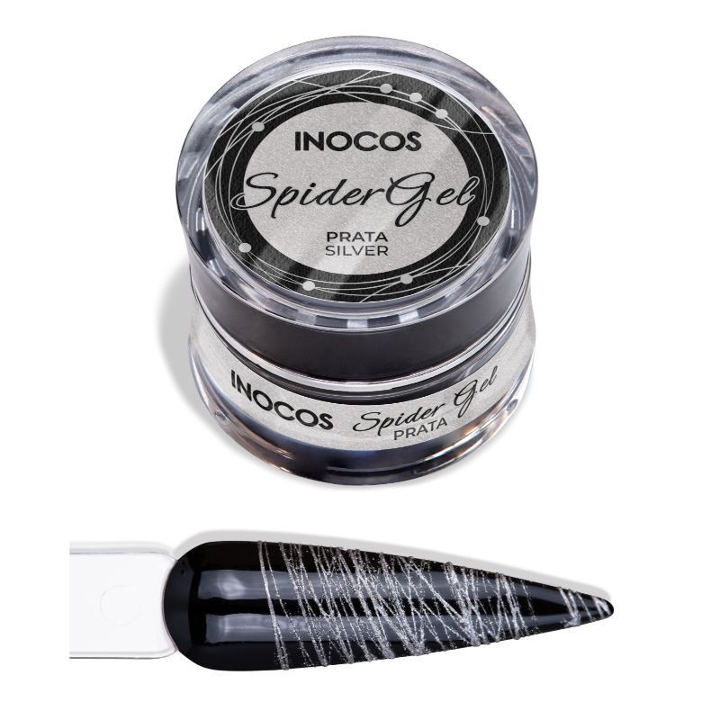 INOCOS SPIDER GEL PRATA  METÁLICO 