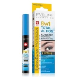 EVELINE EYEBROW TH. PROFESSIONAL CORRECTOR WITH HENNA 8IN1