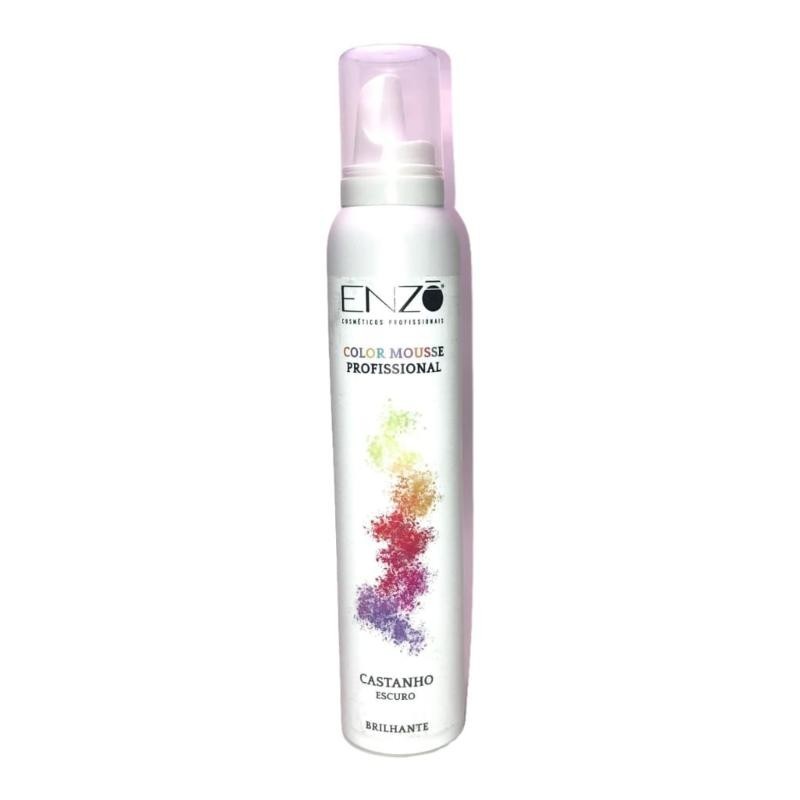 ENZO COLOR MOUSSE CASTANHO ESCURO 200ML