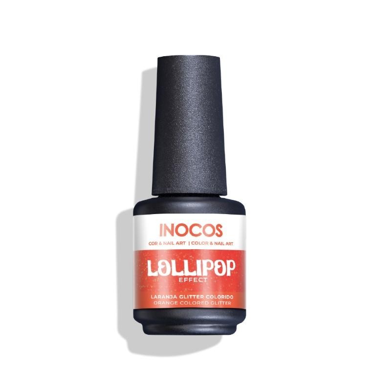 INOCOS VERNIZ GEL LP3 EFEITO LOLLIPOP LARANJA 15ML