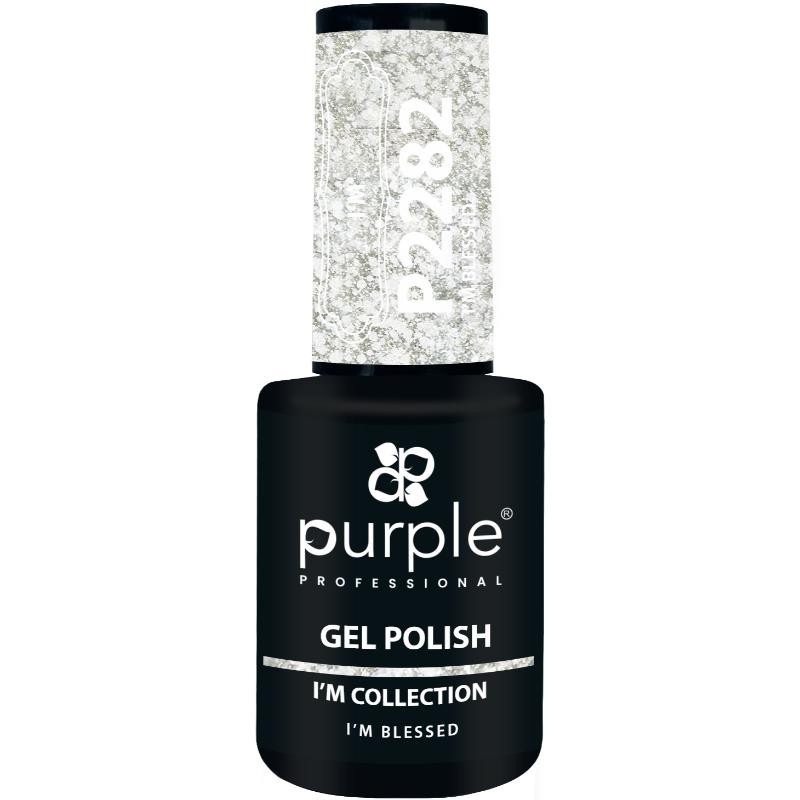 PURPLE VERNIZ GEL I'M BLESSED  FLAKES 10ML