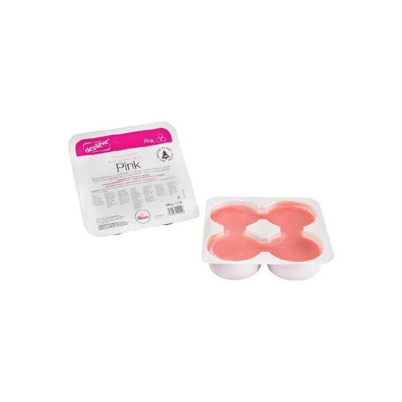 DEPILEVE CERA BIOWAX PASTILHAS ROSA 2X500GR