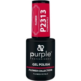 PURPLE VERNIZ GEL FLOWER PETALS 10ML